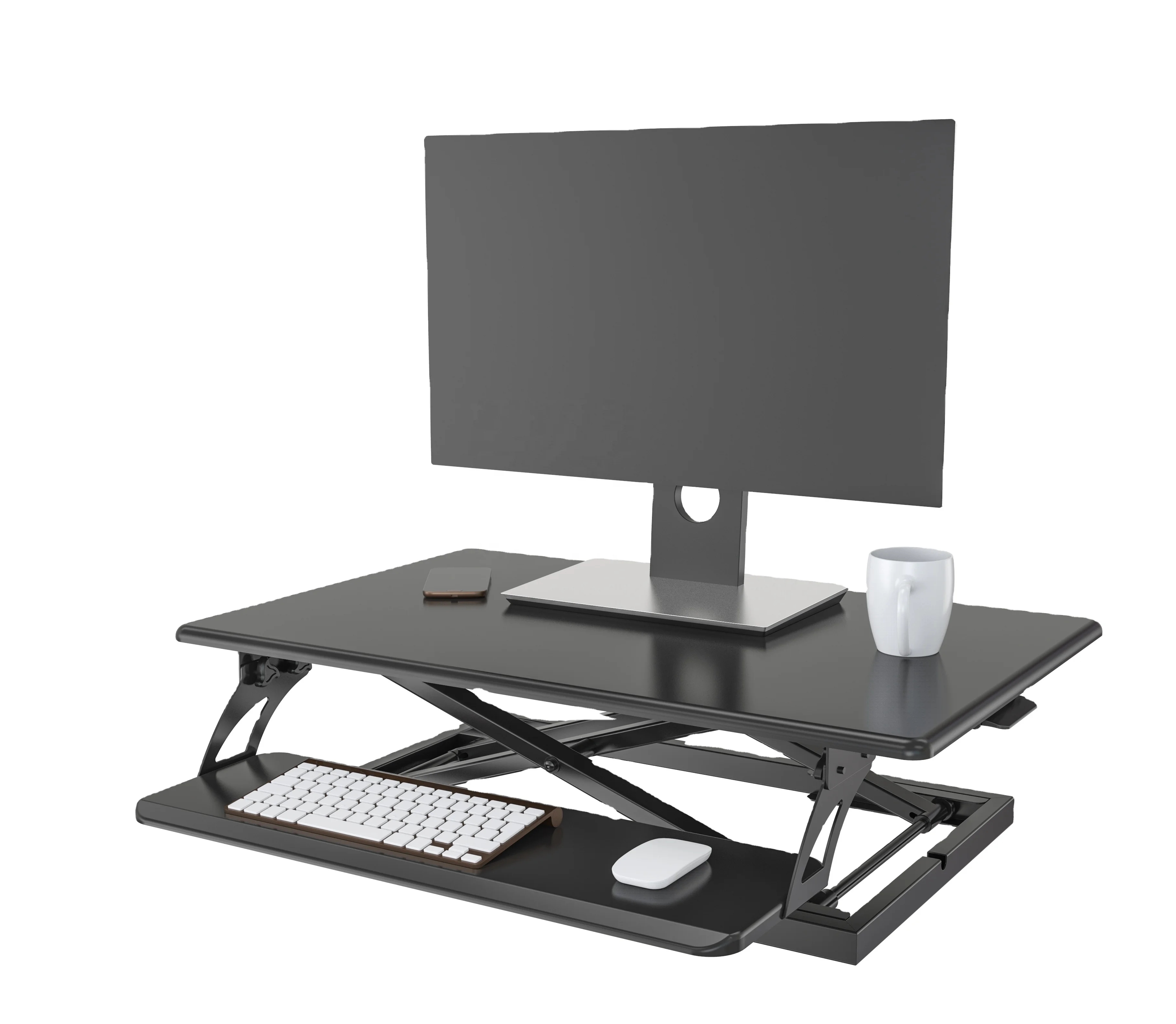Мебель для офиса компьютерный регулируемые столы полного конвертер сидеть стенд столы стояк настольная подставка с клавиатурой лоток VM-SD03