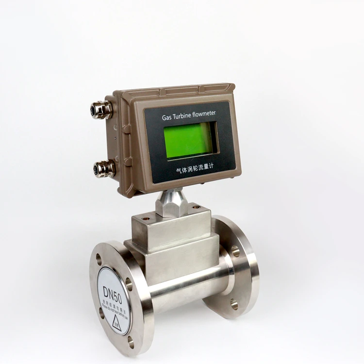 DN25 flange gas turbine Explosion-proof digital flowmeter natural gas N2 flow meter RS485 modbus flowmeter