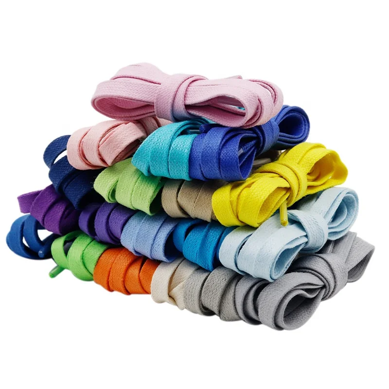 Fashion Flat Waxed Cotton Shoe Laces Unisex Boots Casual Sneakers Shoelace Leather Laces Shoes Boots Waterproof for Shoelaces