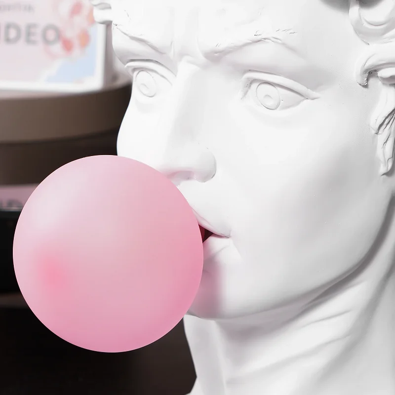 Nordic Greece Resin LED Desk Light Sculpture David Statue Desktop Home Decor Table Lamp