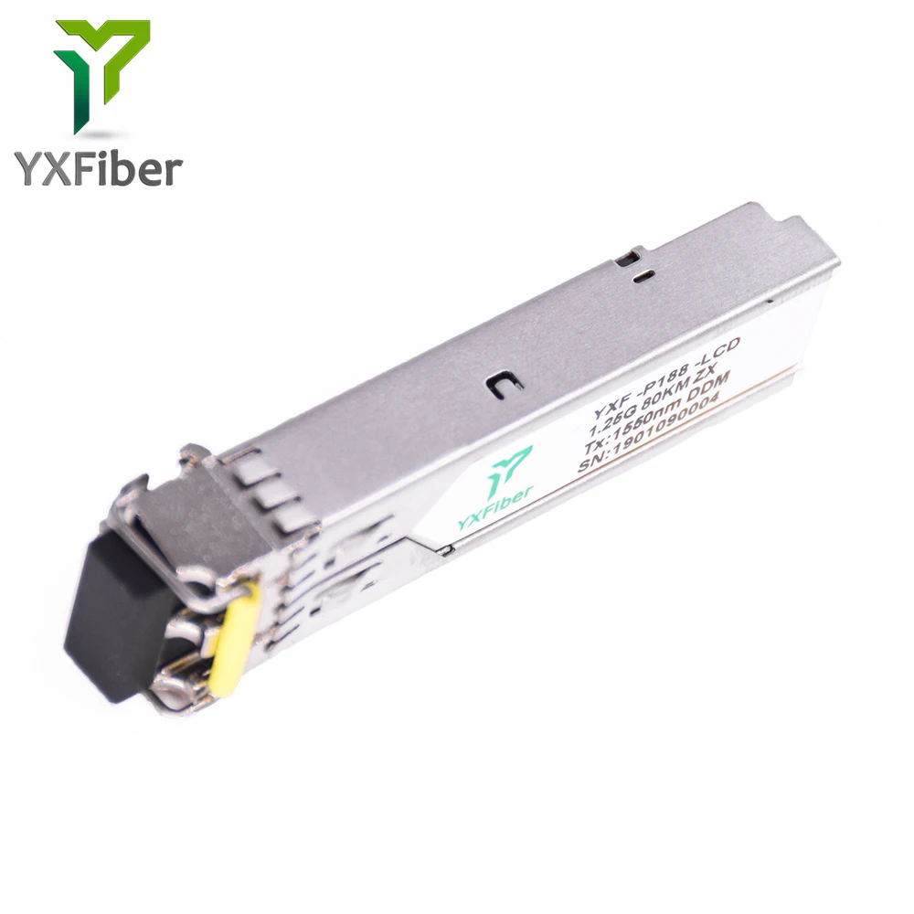  YXFiber 80 км дуплекс LC 1 25 г 1550nm Cisco совместимый модуль приемопередатчика