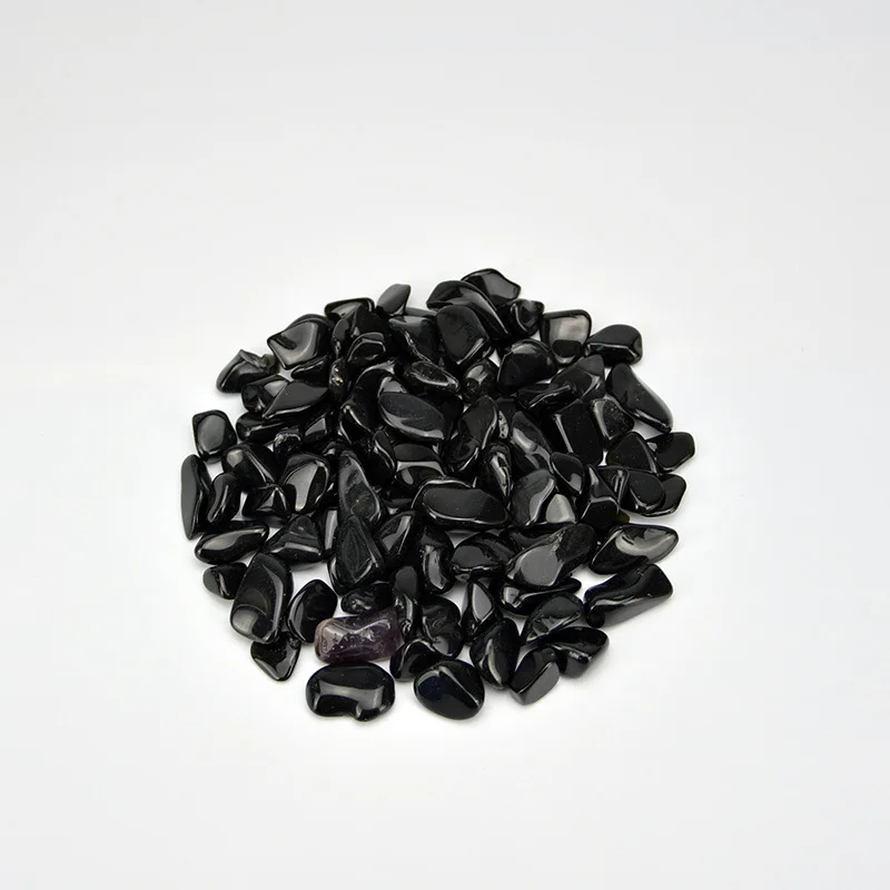 High Quality 17OZ Natural Crystal Infused Glass drink Water Bottle Bamboo Lid Gemstone Water Bottle With Crystal Inside