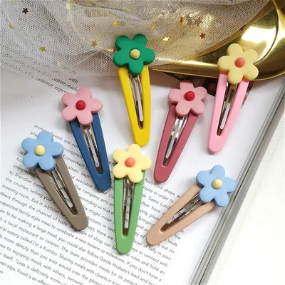 Girls Cute Cartoon Flower Hairpins Children Lovely Hair Clips Barrettes Headband Kids Hair Accessories