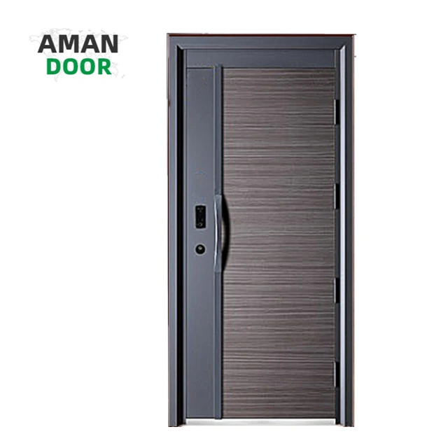 AMAN DOOR Main Single Dual Arm Ac Dc Electric Swing Gate Opener Steel Security Door