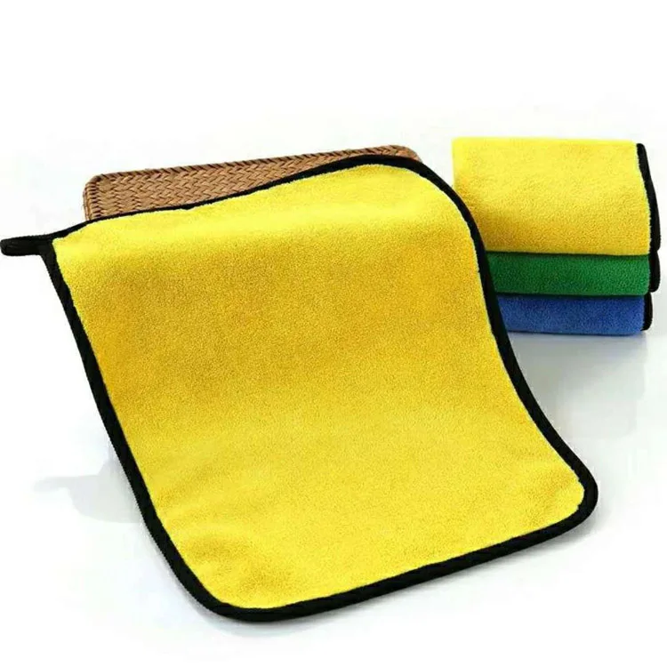 Microfiber towel set roll 40x40 microfiber cleaning cloth quick-drying towel for car wash
