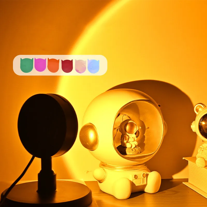 Sunset Light RGB Remote Control Sunset Atmosphere Light Projection Light