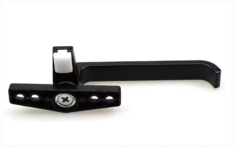 High Quality Aluminum Casement Windows Lock Handle Black Pull Window Handle Lock Door Lever Window Door Handle with Key