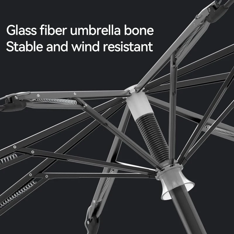 New Creative Fashion UV Smart Retractable Auto Open Close Inverted Electrical Umbrella USB for Men Elderly Pregnant Women