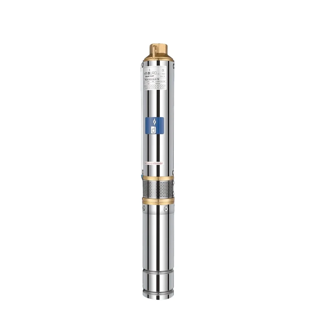 2 inch plastic impeller 24V higher flow solar powered deep well submersible pump