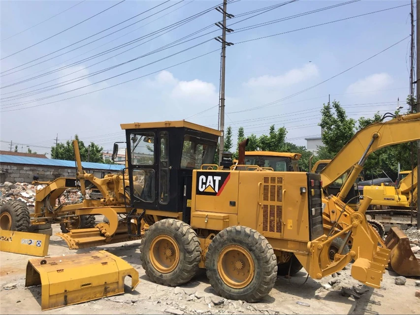 Used Japan Cat 14H Motor Graders Second Hand Caterpillar Grader 14 for Sale