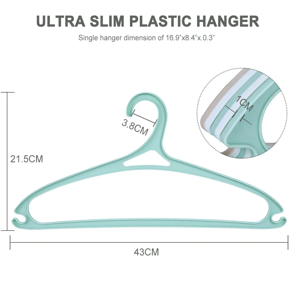 LINDON Laundry Hanger OEM PP Plastic Coat Shirt Hanger for Dresses