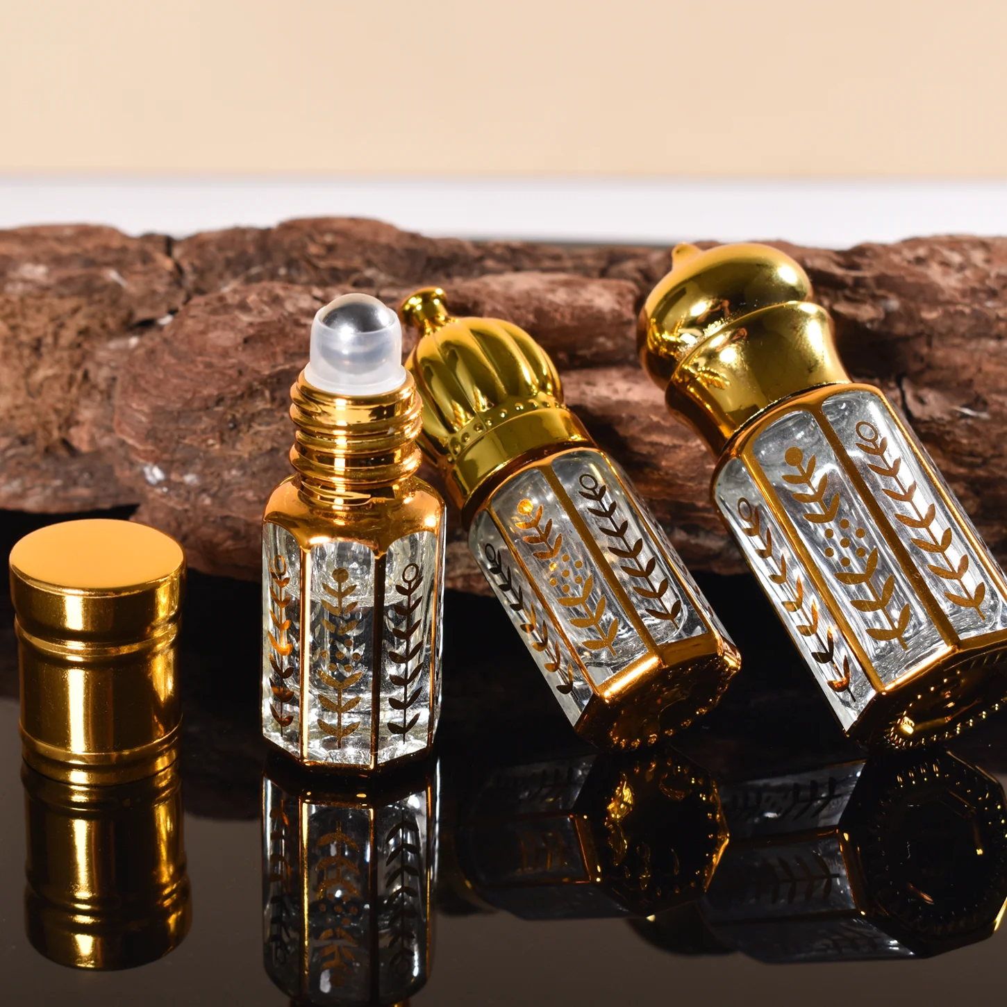 Vintage 3/6/10/12ml Muslim Style Perfume Concentrated Arabic Exquisite Dubai Musk Perfume Oil For Men and Women