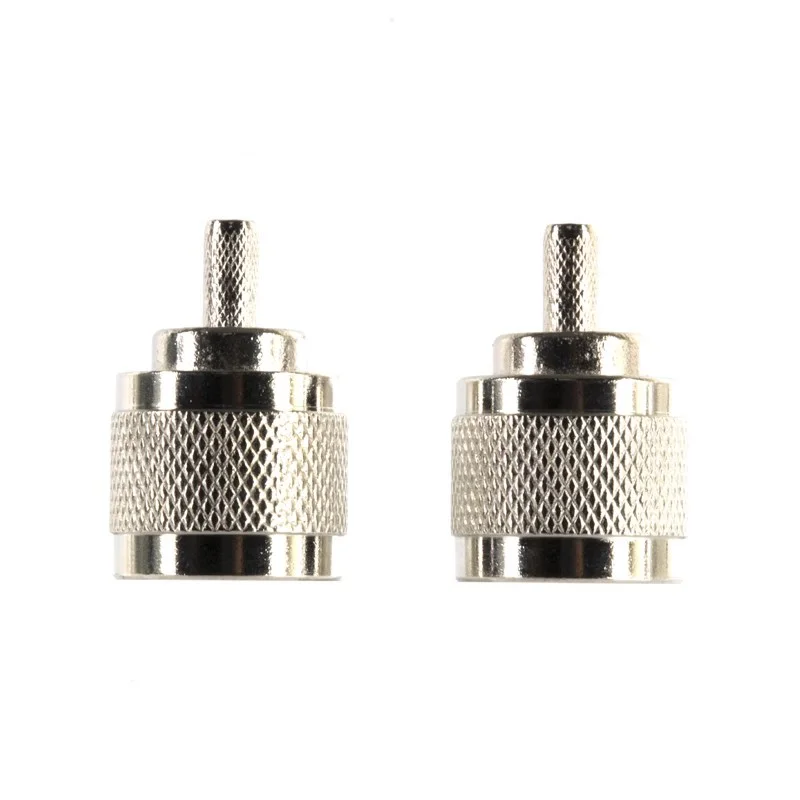 RF N-J-3 N Male Straight Type Crimp Connector For RG58 LMR195 RG142 50-3 Feeder Cable