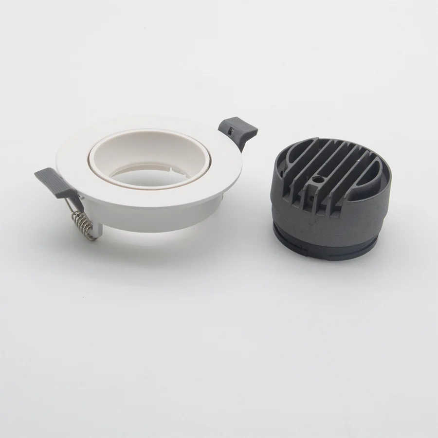 
high quality Module LED COB spotlight housing 12w ceiling lamp parts downlight housing supplier 