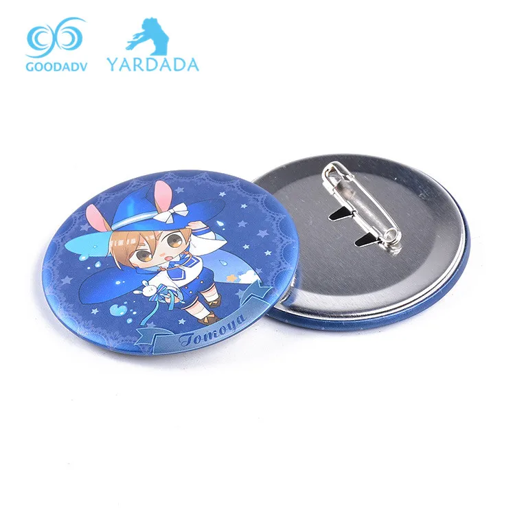 2022 promotion gifts wholesale cheap round full color printing button badge wholesale