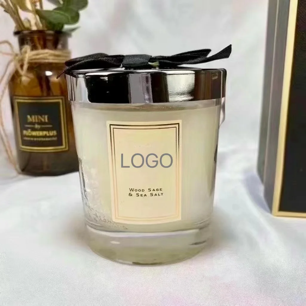 Original Brand Perfume   Top Quality Luxury 200g Candles Hot Wood Sage Cream Home Fragrance Scented Candles