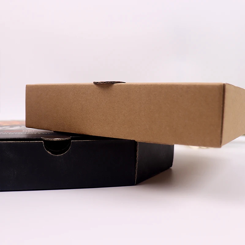 Cheap Corrugated pizza packing box carton delivery watermark boxes Customized size color