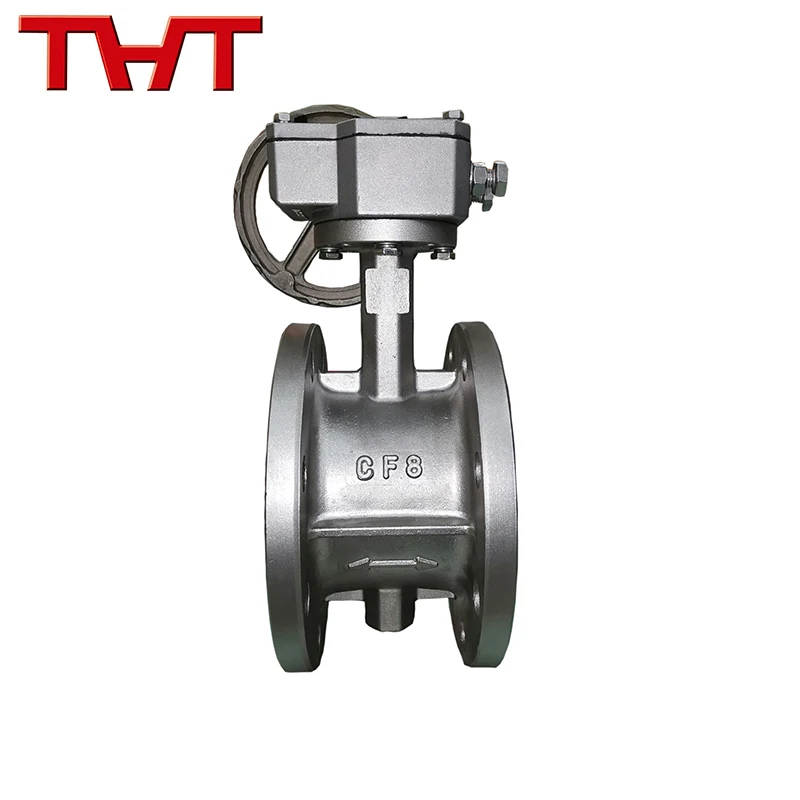 DN100 center line flanged butterfly valve factory price