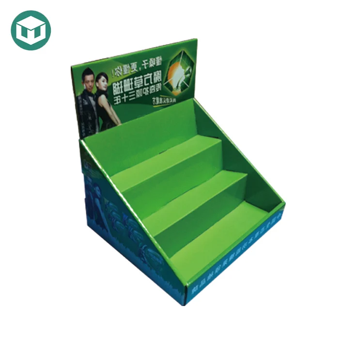 Corrugated Product Display Shelf Table Top Shipper PDQ  Corrugated Paper Display Box Store Seed Counter Cardboard Display