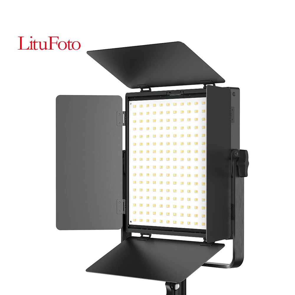 Litufoto P60 professional photography light 60W led panel light app control 4 light effects 416 leds 3200-7500K Ra96+