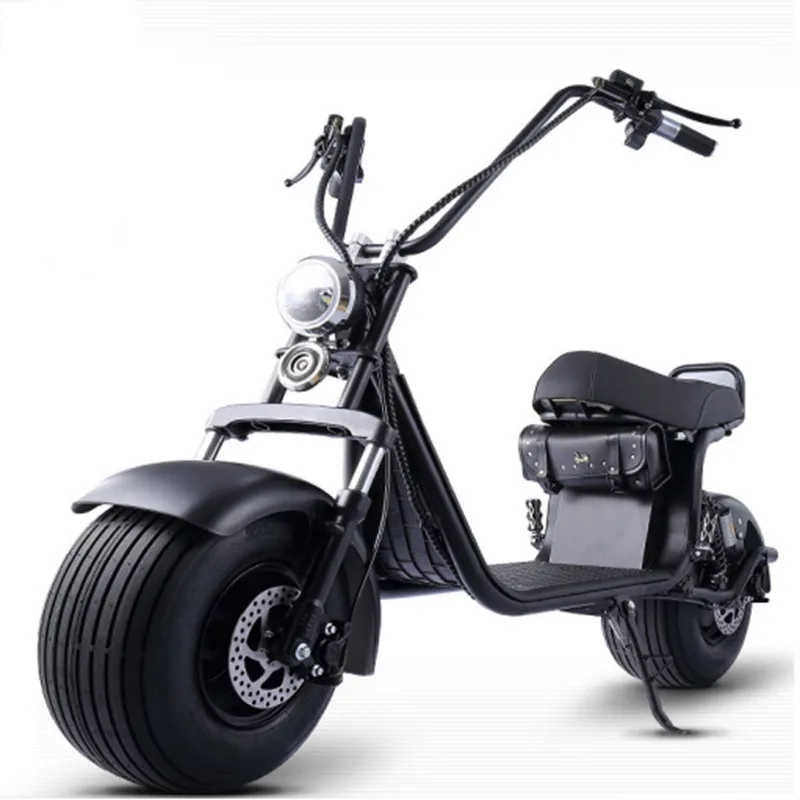 1500W 2000W Scooter Electric Motorcycle 60V 12AH Adult 9.5 Inch Fat Tire Electric Scooter for Elderly
