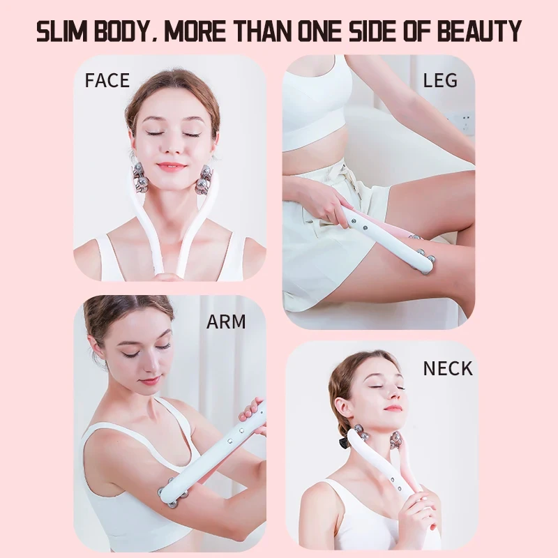 Popular style Micro Current Face Massager V-shaped Face Lift Care Anti-wrinkle cheeks and Chin Face Slimming Y-shaped roller