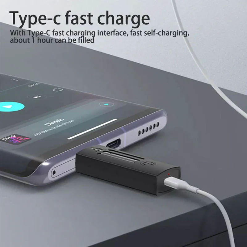 K35D Professional Portable External Mini Lapel Recording Mic Live Streaming Wireless Lavalier Microphone