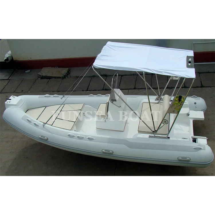 6 person hypalon us coast guard center console freshwater fishing inflatable rib boat 520 for sale