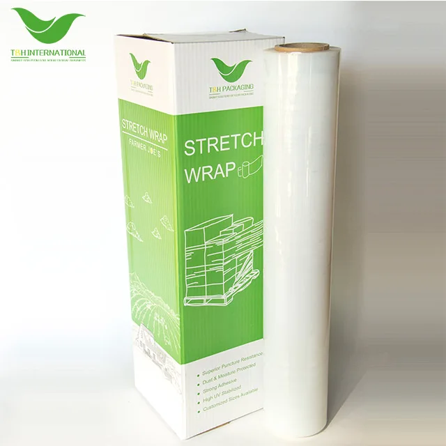 
Manufacturer Wholesale Jumbo Clear Polythene LLDPE UV Protection Stretch Film 