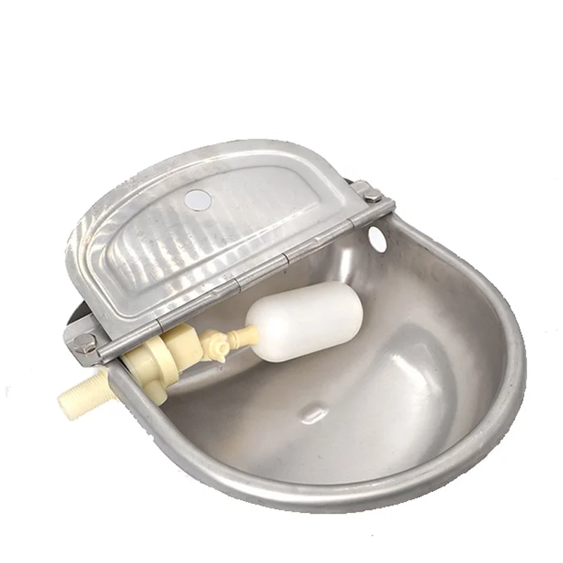 Wholesale pig drinking bowl livestock animal drinking bowl stainless steel horse water trough