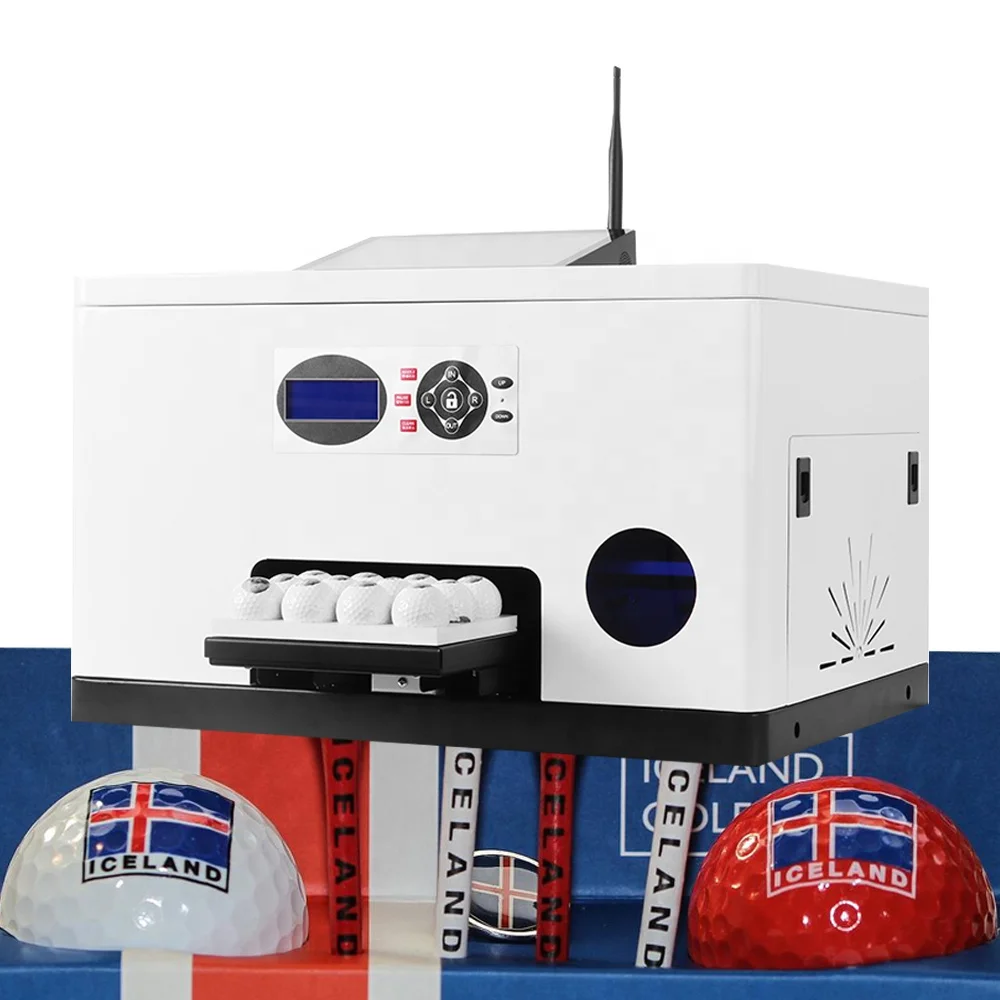 Heyme HE-SMART-GF1 golf Printing Machine UV Printer Digital  Printer with XP600 for golf