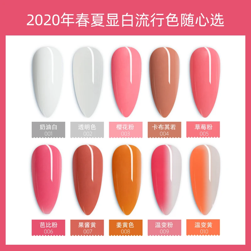 Color Changing Gel Nail Polish Temperature Changing Colors UV LED Thermal Temperature Art Manicure Varnish