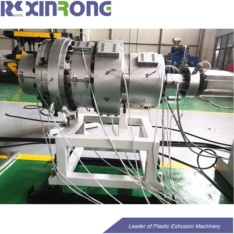 Xinrongplas plastic pipe extrusion equipment HDPE PE pipe production line from manufacturer with best price