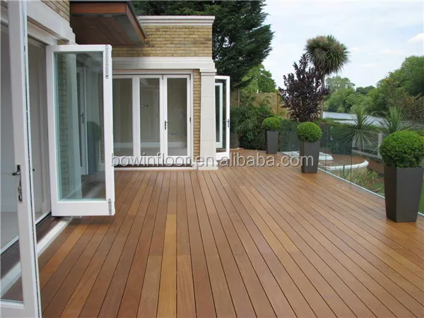 High quality decay resistant outdoor garden balcony used teak wooden flooring