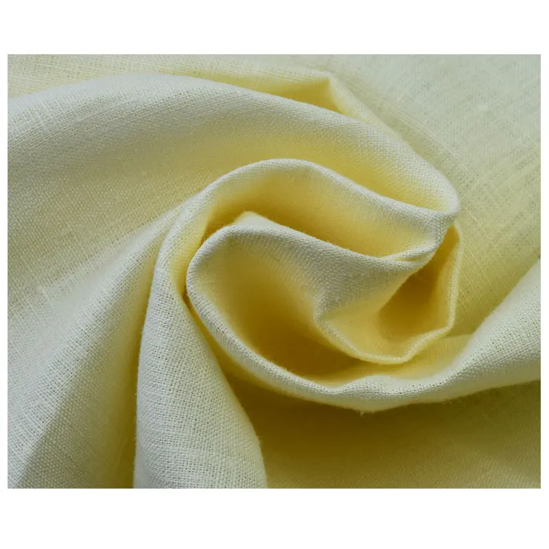 100% Органическая конопляная ткань простая Экологически чистая Антимикробная летняя оптовая цена для одежды