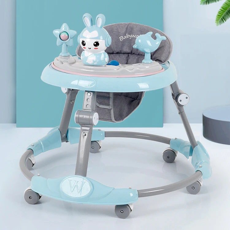 4 in 1 Kids Ride-On Toy Baby Balance Walker Exercise Bike Scooter with Seat and Wheels Made of Durable Plastic Frame