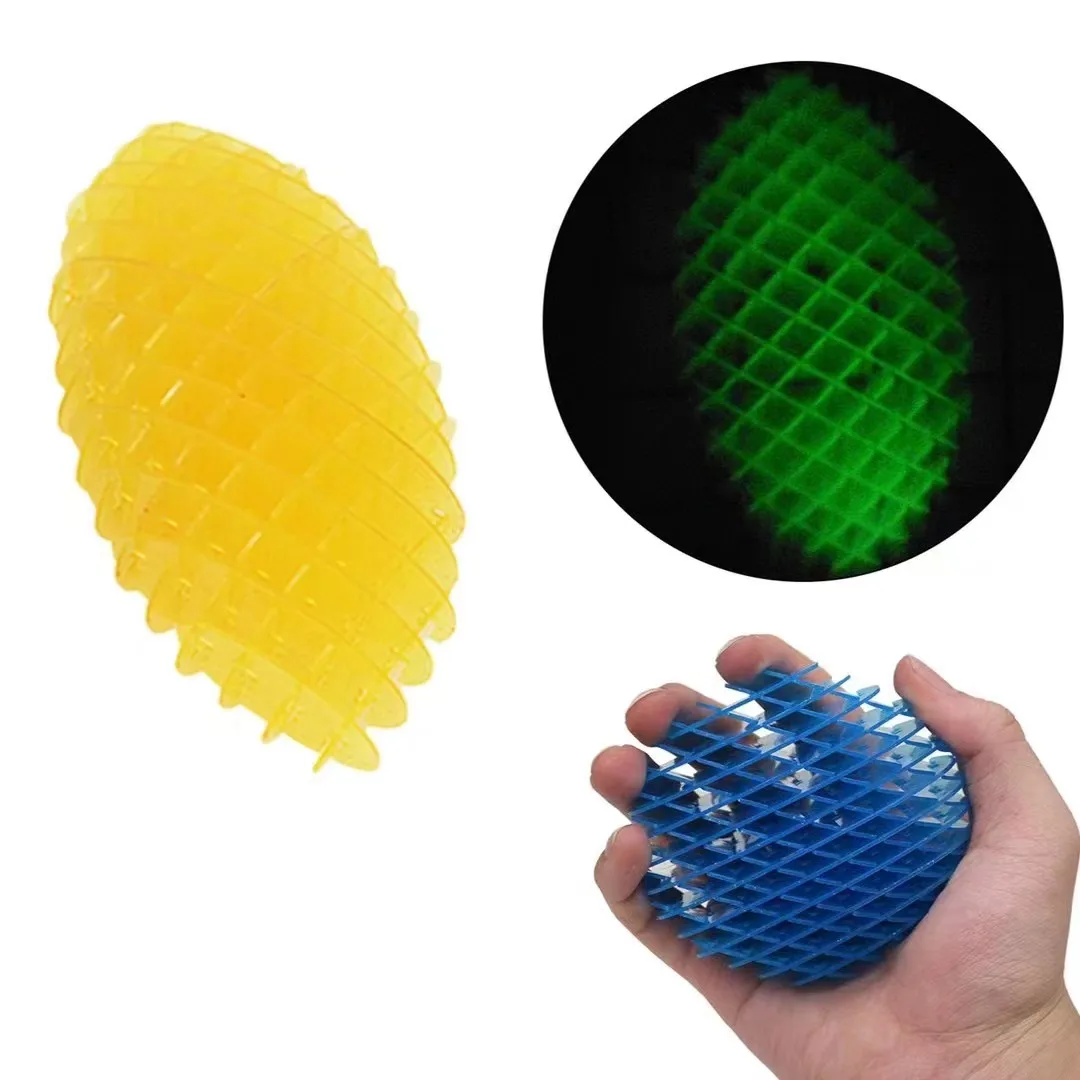 Wholesale Expanding Fidget Worm Toys Palm Play Elastic Mesh Rebound Deformable Plastic Toys