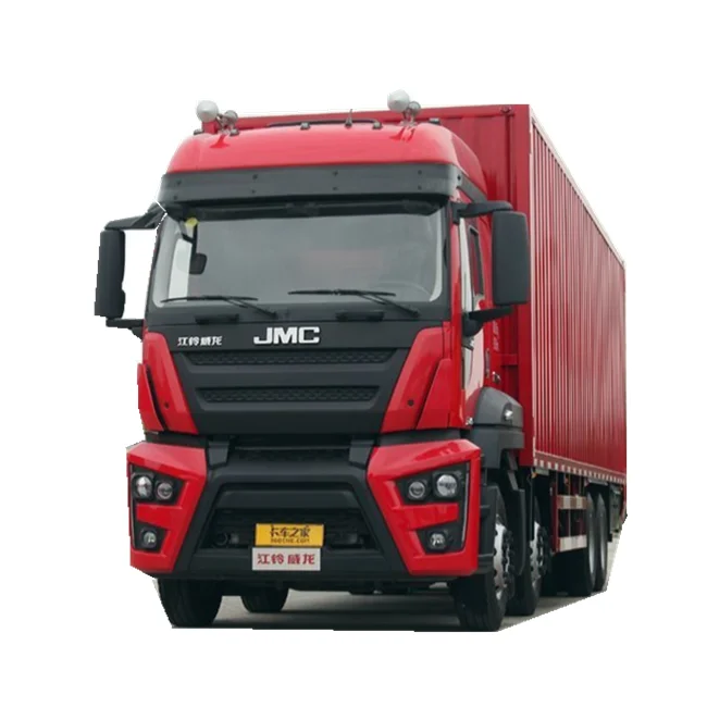 New Heavy JMC Cargo Van Truck/18 Ton Capacity Load 60 Cubic Meter Euro 5 Emission Standard Lorry Delivery Truck For Sale
