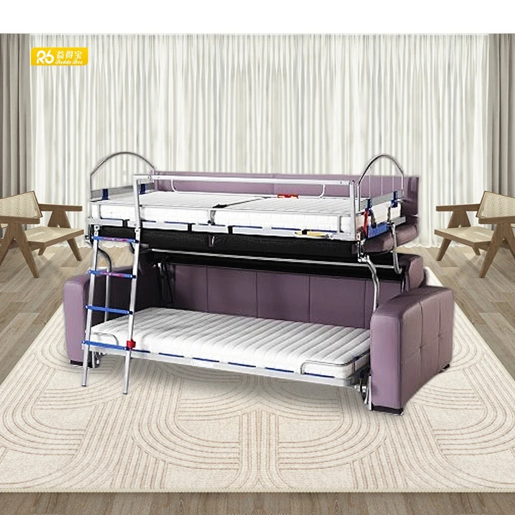 Luxury stainless steel frame sofa bed furniture folding sofa bed mechanism for sofa bed living room