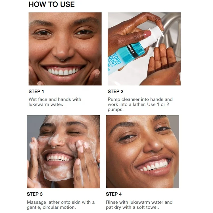 Refreshing Hydration Powerhouse: Hyaluronic Acid + Chamomile Facial Cleanser - Cleanse, Hydrate, and Energize Your Skin