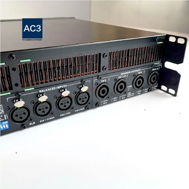 High power 10000W Switching power supply professional power amplifier with 4 channels