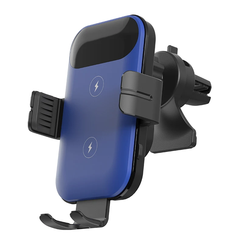 Самый популярный автомобильный держатель для телефона с двойной катушкой и беспроводным зарядным устройством на вентиляционное отверстие для Samsung Galaxy Z Flip 3
