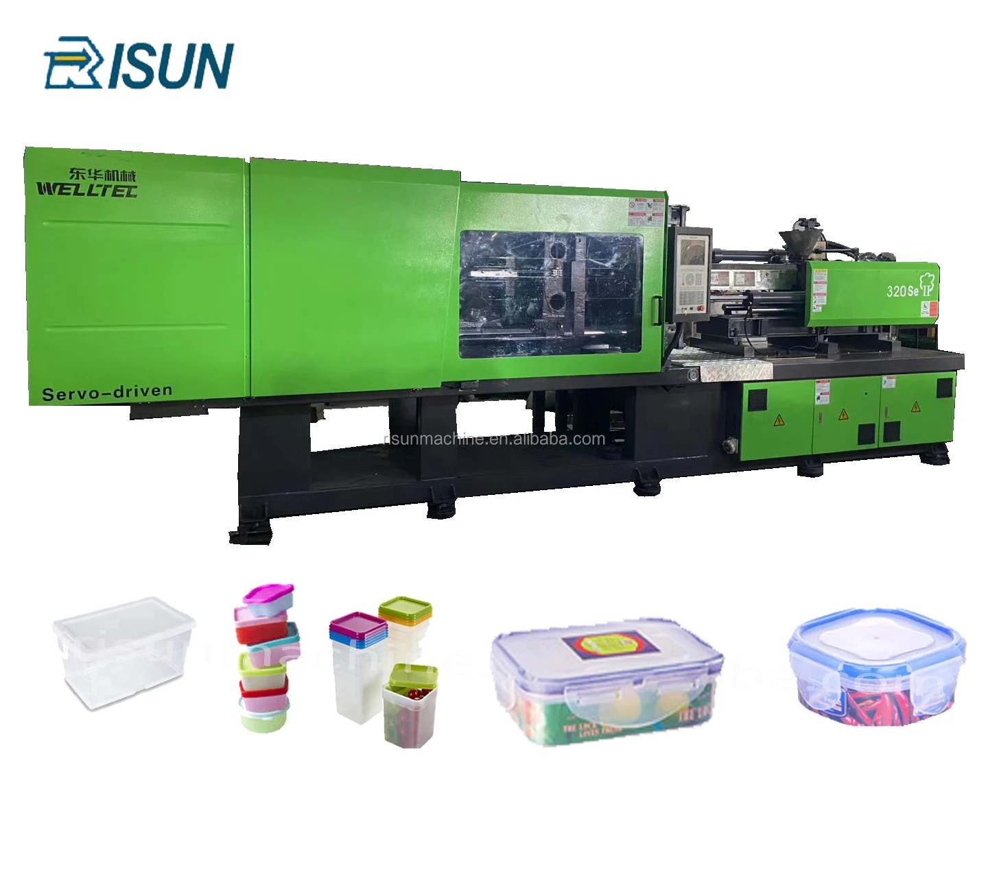 WELLTEC 320SeII  320 ton cheap price used injection molding machine plastic machine for making crisper fresh keeping box