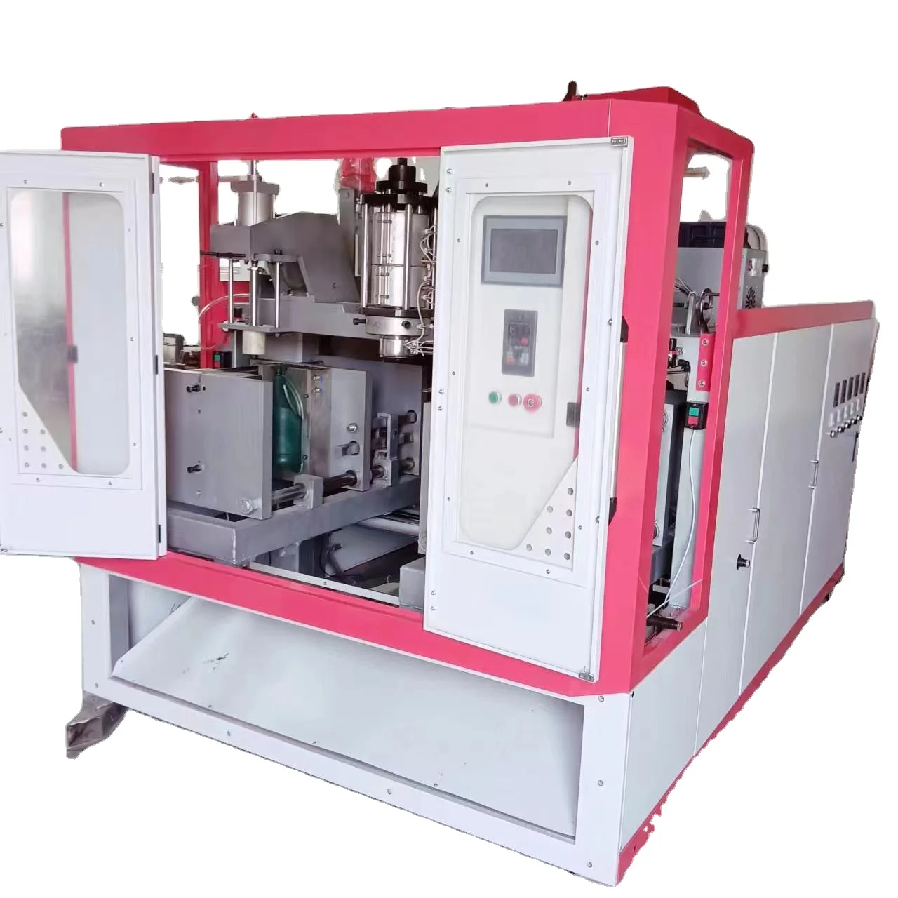 oil bottle making blow molding blowing machine empty plastic lipstick bottle making machine 2 cavity blow moulding machine