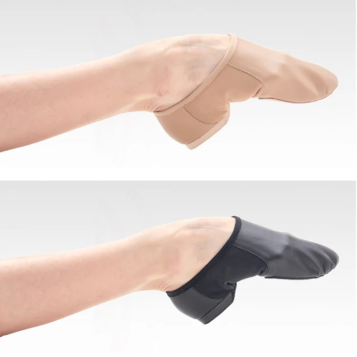 
Soft Leather Dance Shoes Split Sole Women Jazz Shoes Black and Tan 1 Week 100 Pairs 100% Cotton Cotton Fabric CN;JIA JSS031 Ting 