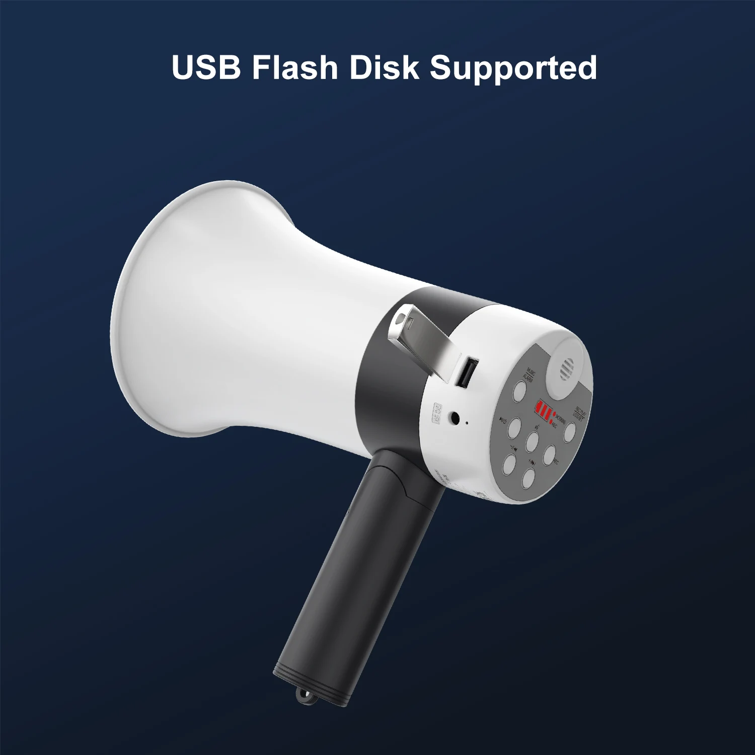 SOAIY S-800PRO Foldable Handheld Megaphone with 1500mAh Rechargeable Battery