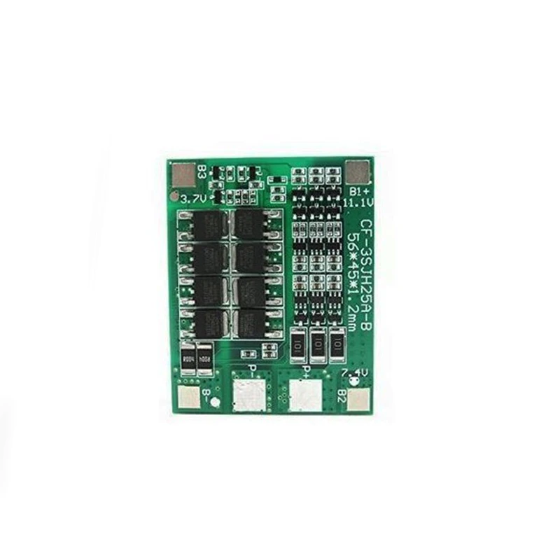 3S 11.1V 12.6V 40A w Balance 18650 Li-ion Lithium Battery BMS Protection Board Enhanced/Balanced Version