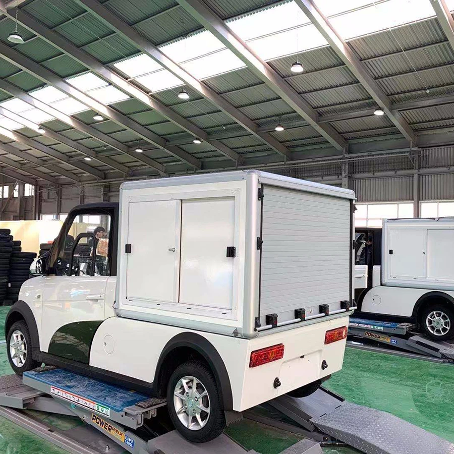Delivery truck with box pure electricity mini cargo