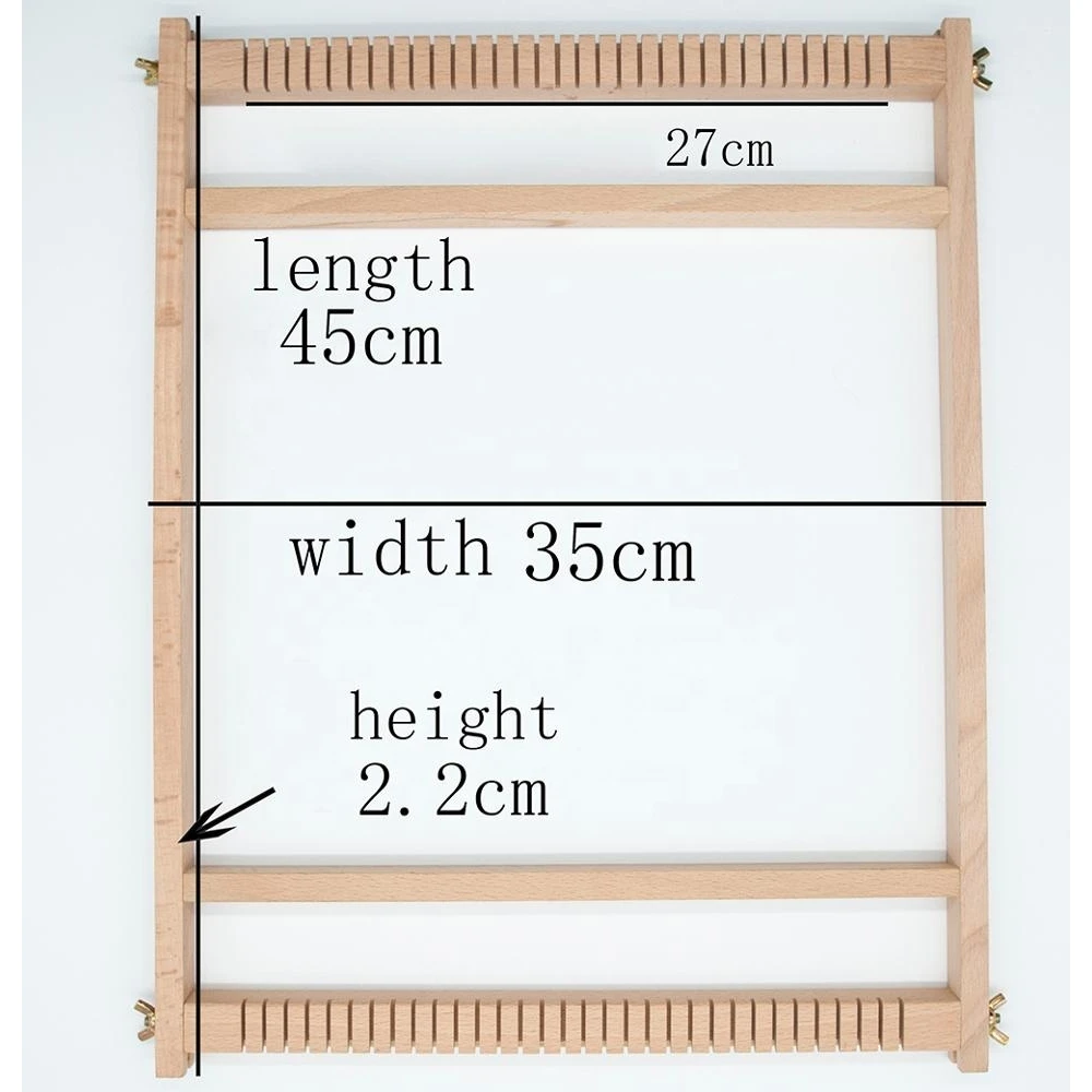 Knocked down Wooden Weaving Loom Small size 45*35cm