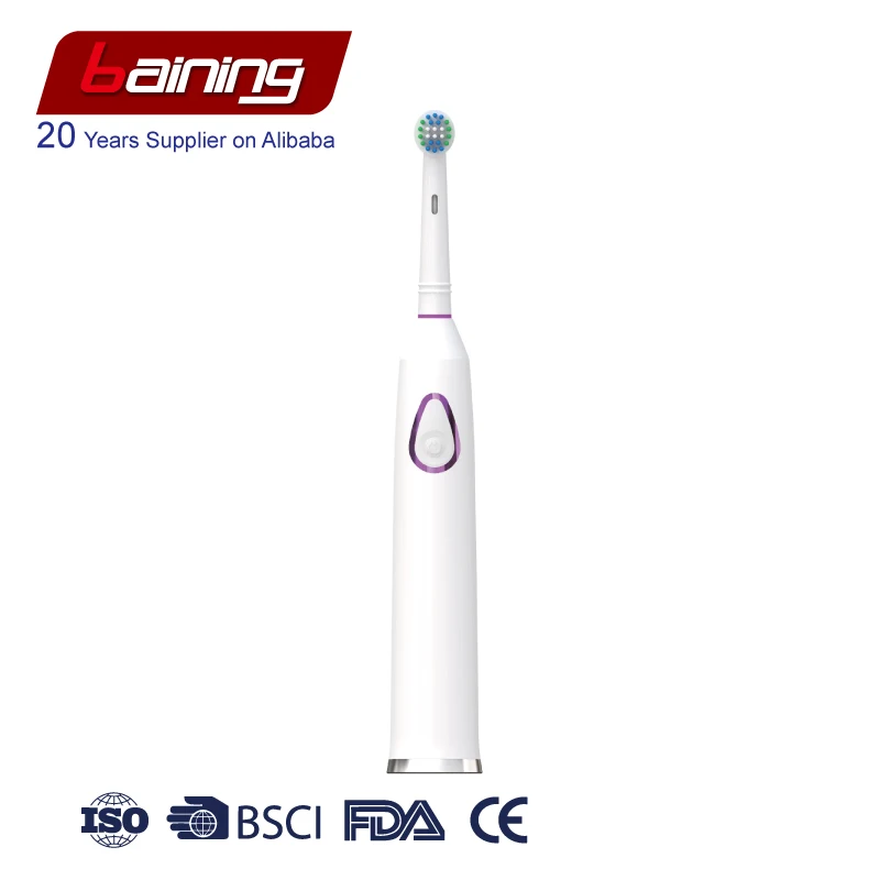 Rechargeable Electric Toothbrush 3 Working Modes Rotating Toothbrush with Replaceable toothbrush head